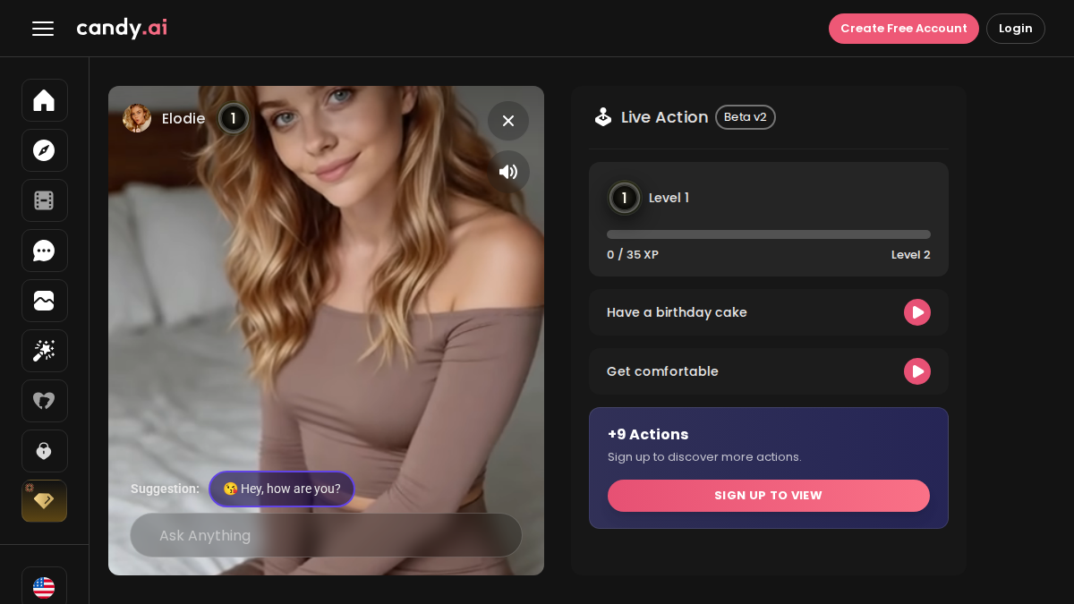 Candy AI · Предпросмотр